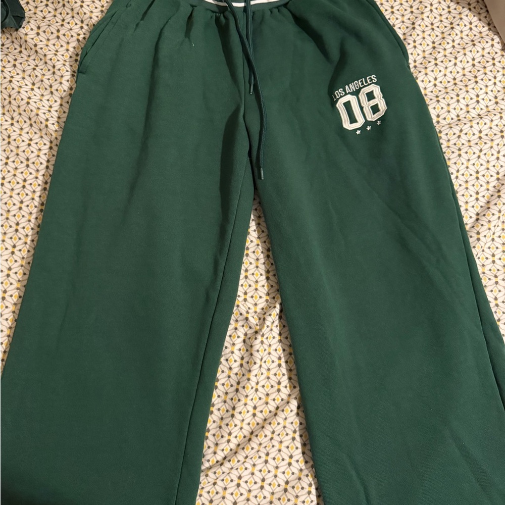 Charlotte Russe Forest Green Joggers